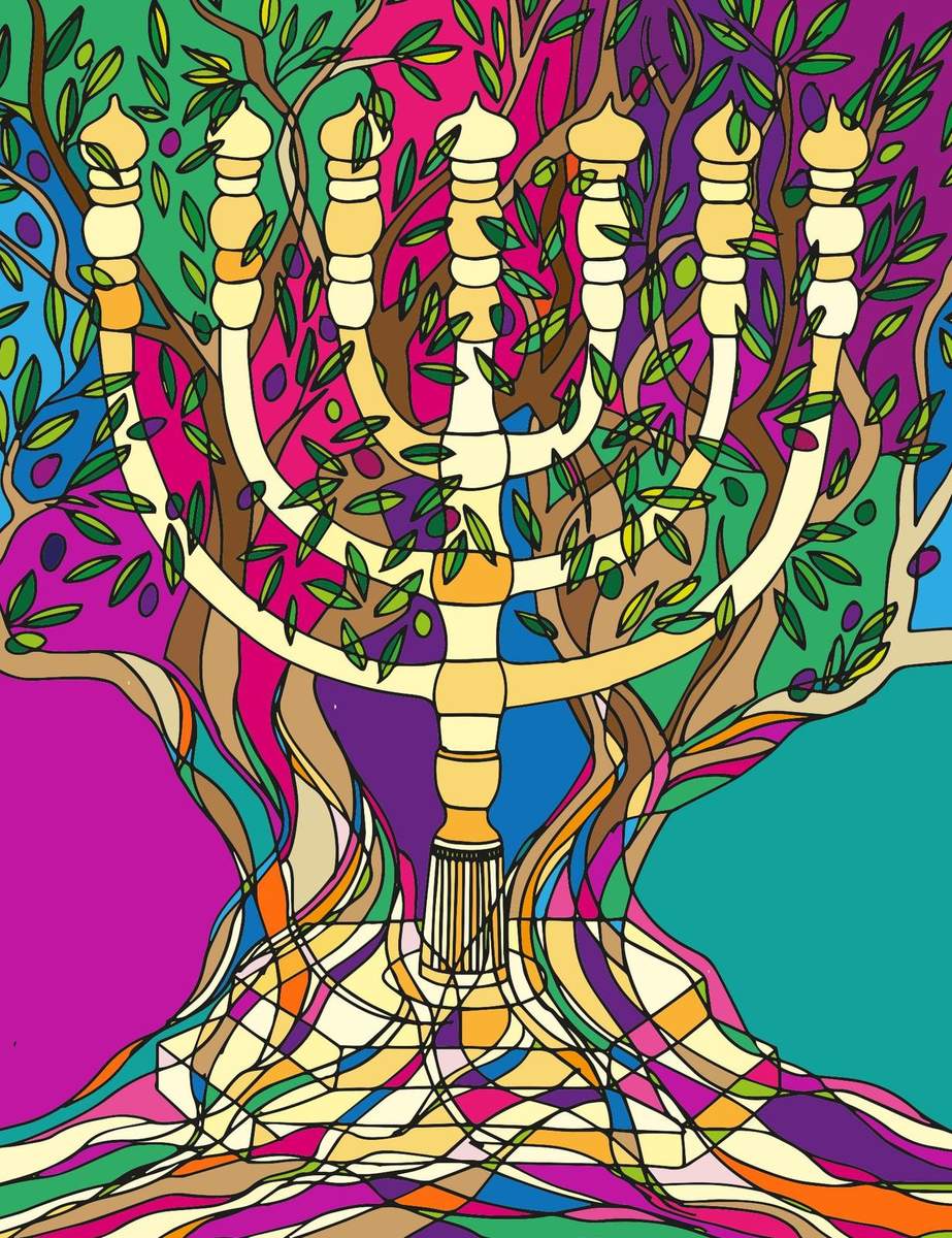 COLOURS OF THE MENORAH