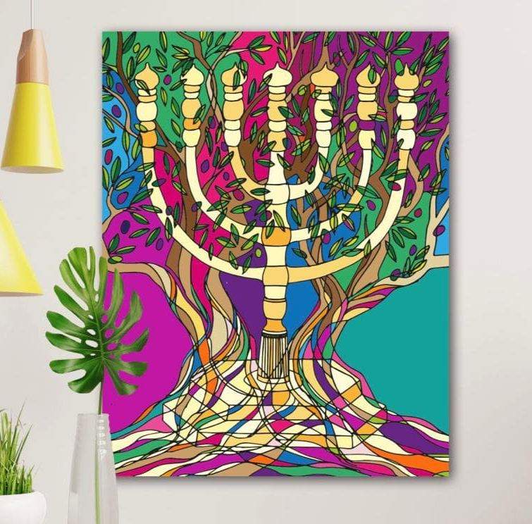 COLOURS OF THE MENORAH